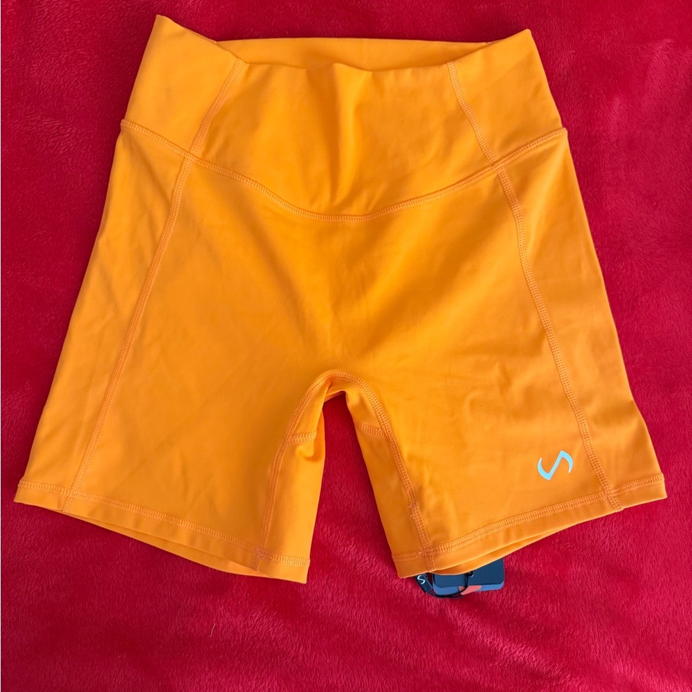 Bright Orange Athletic Shorts